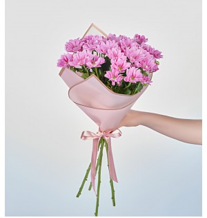 Pembe Papatyalar Çiçek Buketi