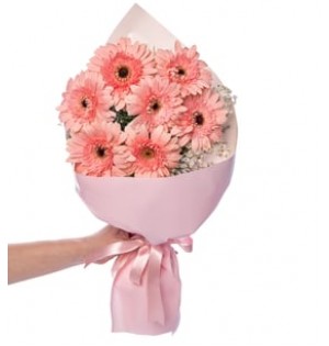 Pembe Gerberalar Buketi